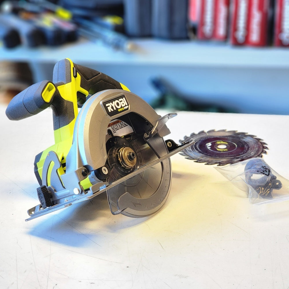 One + HP 18V Brushless Cordless Compact 6-1/2 in. Circular Saw One + HP 18V Brushless Cordless Compact 6-1/2 in. Circular Saw